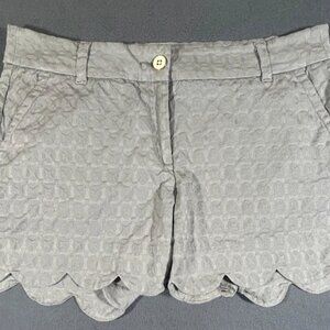 Crown & Ivy Women Shelby Shorts Grey Preppy Size 10
